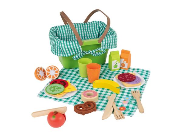 Playtive Picnic/Shopping Bag with Food/Breakfast Playset