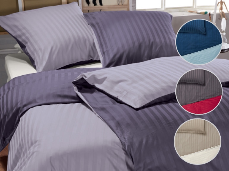 MERADISO Sateen Reversible Bedlinen