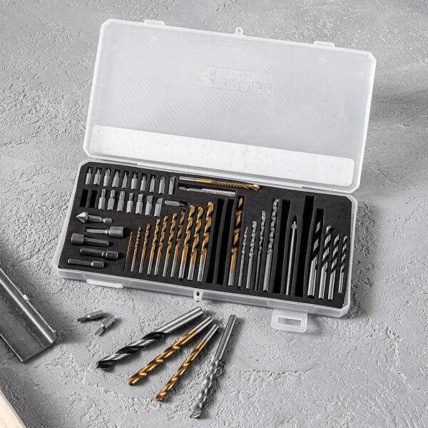 Bohrer- und Bit-Set 51-tlg.