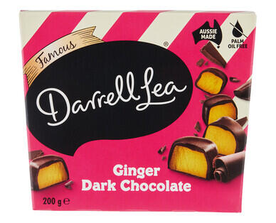 Darrell Lea Dark Chocolate Ginger 200g