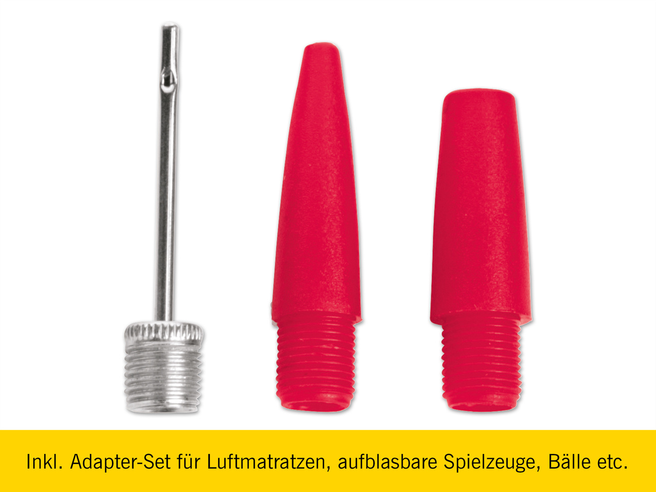 CRIVIT(R) Doppelzylinder-Fußluftpumpe