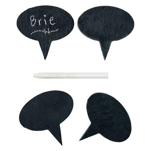 4 Pack Charcuterie Board Cheese Board with Marker