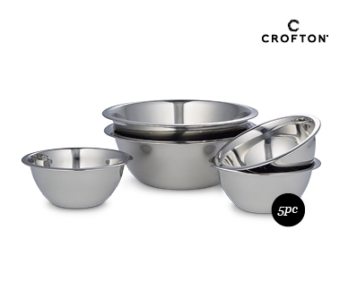 Stainless Steel Mixing Bowls 5pc Sets