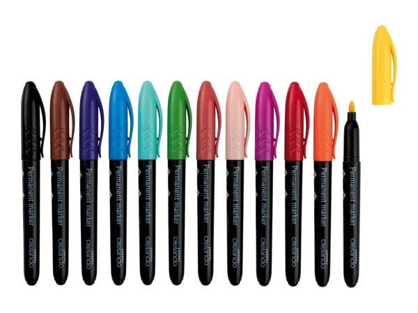 Permanent Markers - 12 Pack