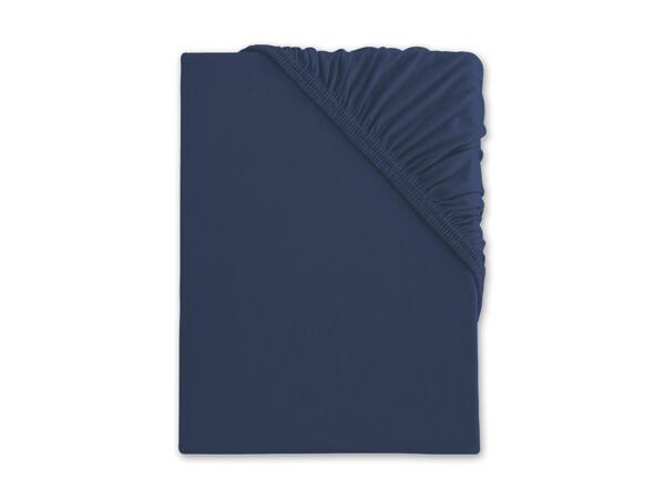 Jersey-Spannleintuch, ca. 90-100 x 200 cm