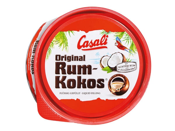 Chocolates with a Coconut and Rum Filling