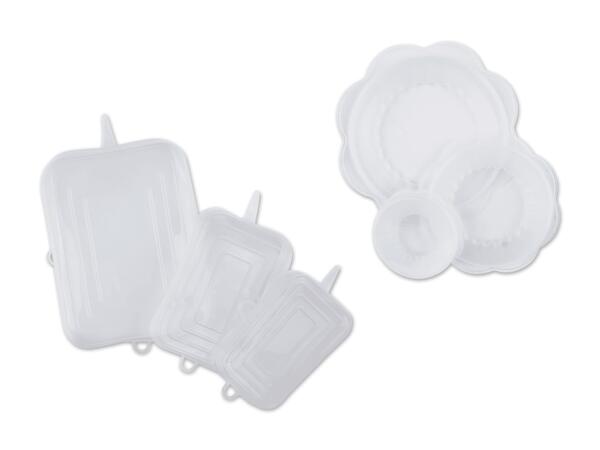 Silikondeckel-Set, 3 oder 6 Stück