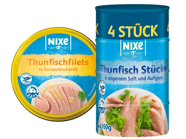 Nixe Thunfischstücke