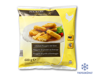 POUR LES GOURMETS Chicken Nuggets mit Käse