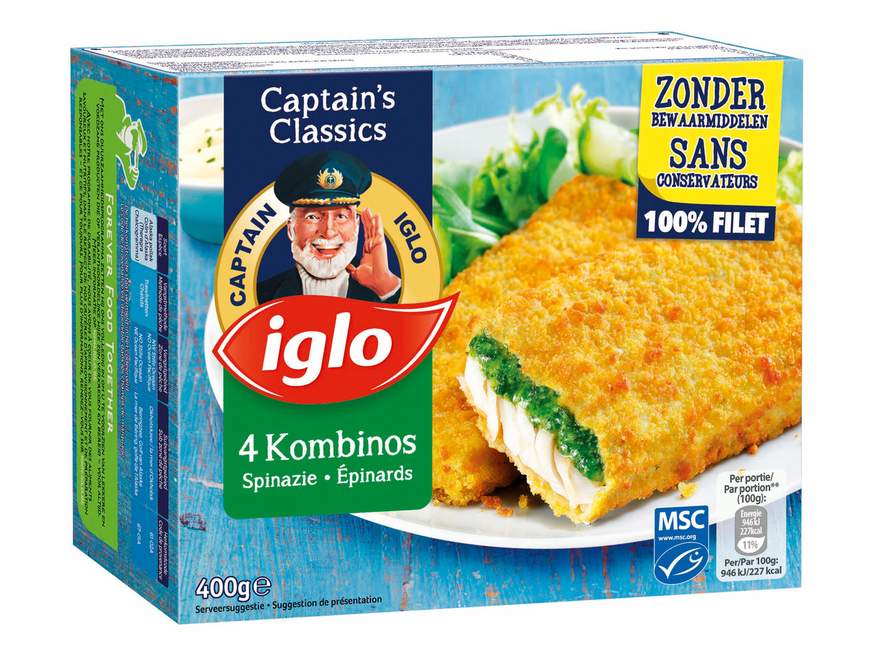 Kombino aux épinards