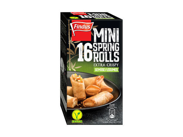 Mini rouleaux de printemps Findus aux légumes