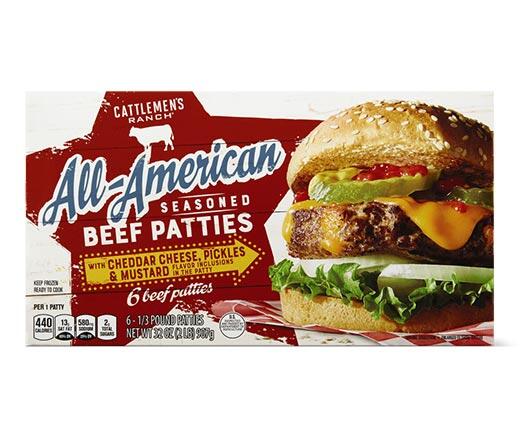 Cattlemen's Ranch Mushroom Swiss or Texas BBQ Beef Patties