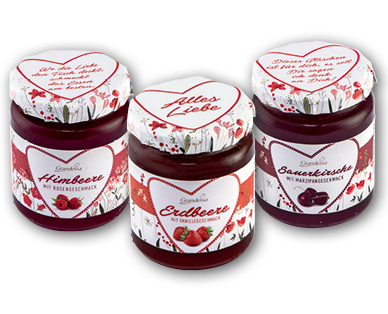Pâte à tartiner aux fruits pour la Saint-Valentin GRANDESSA
