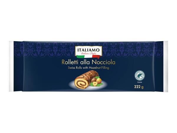 Italiamo Sponge Cakes with Hazelnut Creme Filling