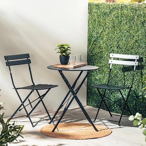 BELAVI Metall Bistro Stuhl