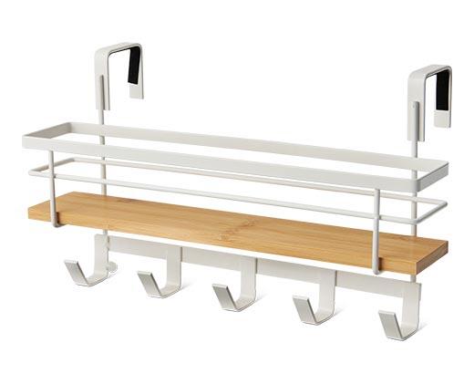 Huntington Home Shelf Rack with Hooks