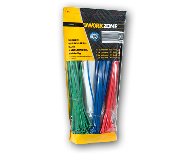 Lot d'attaches de câble, 250 pièces WORKZONE(R)