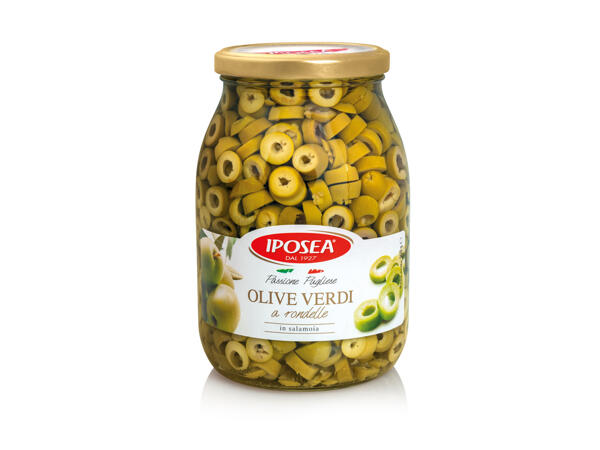 Sliced Green Olives
