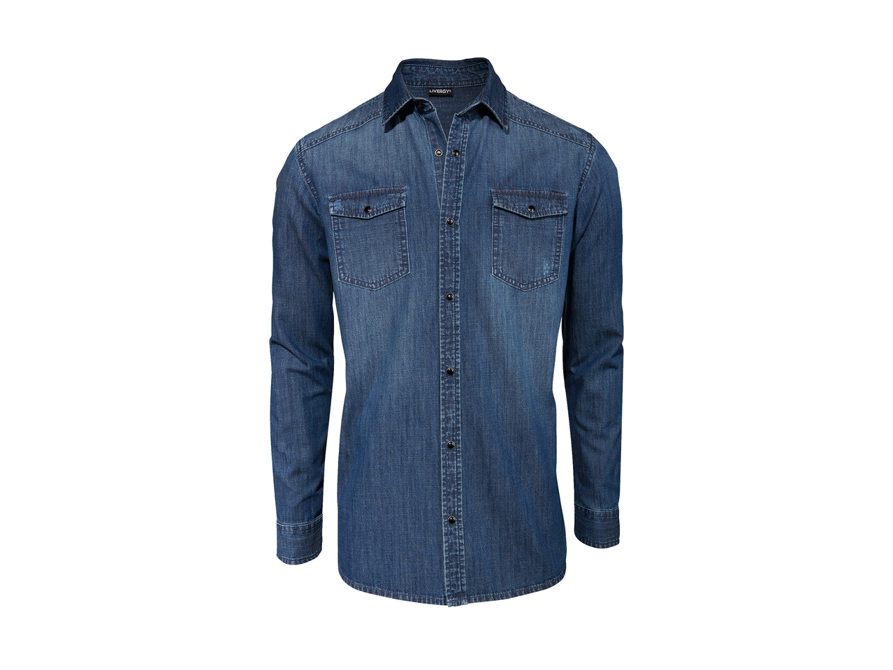 LIVERGY(R) Jeansskjorte