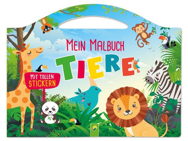 Malbuch mit Stickern