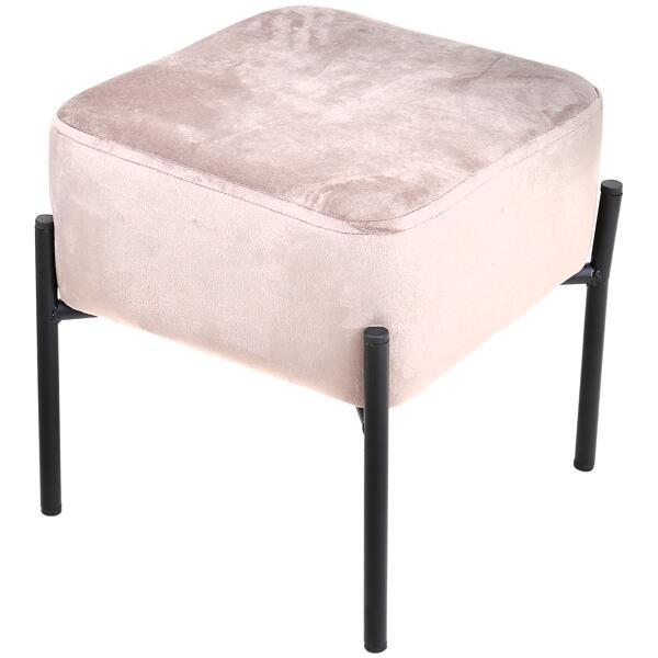 Pouf en velours