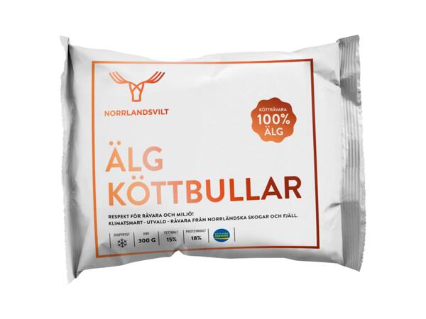 Norrlandsvilt älgköttbullar