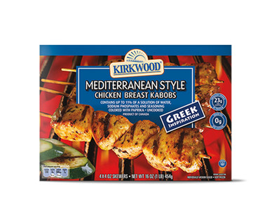 Kirkwood Mediterranean & Zesty Mediterranean Chicken Kabobs