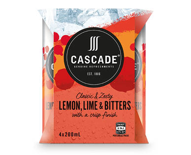 Lemon Lime & Bitters Mixers 4x200ml