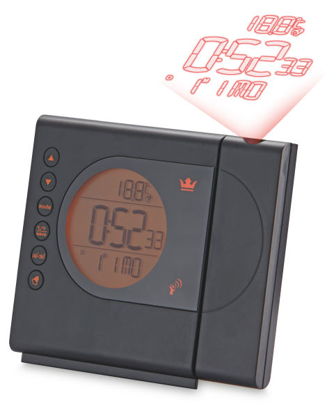 Round Projection Alarm Clock