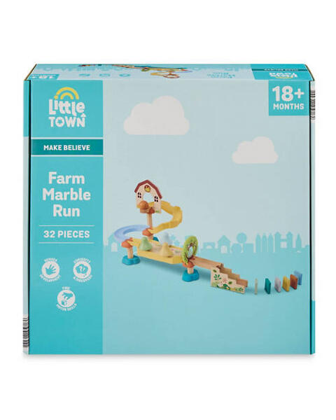 Wooden Marble Run