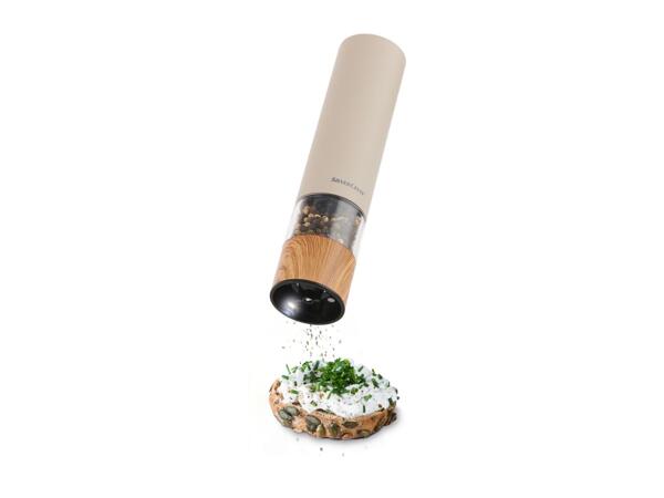 Silvercrest Kitchen Tools Electric Salt or Pepper Mill - Beige