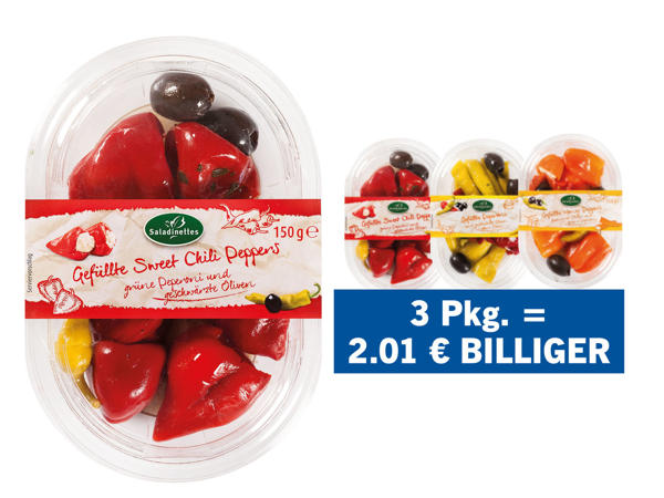 SALADINETTES Antipasti ohne Öl