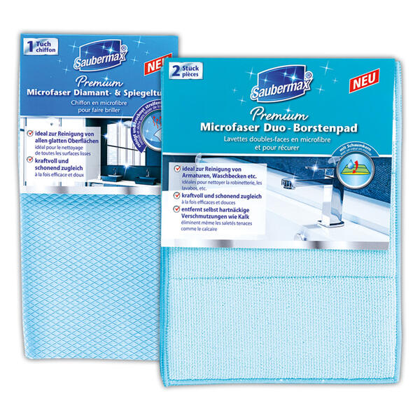 Premium Microfaser Tuch / Pads