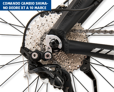 Mountain bike elettrica da 27,5" con motore centrale INOC