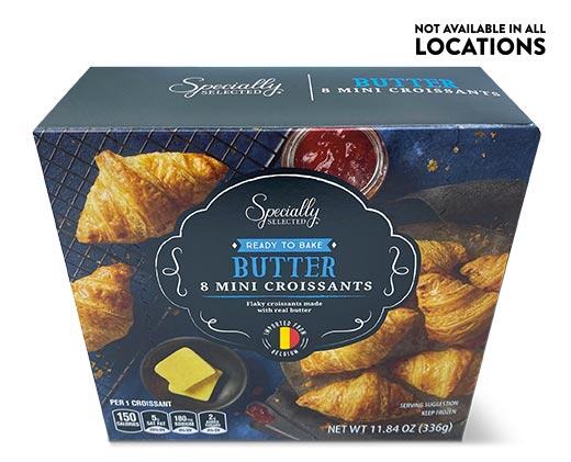 Specially Selected Butter or Chocolate Hazelnut 8ct Mini Croissants