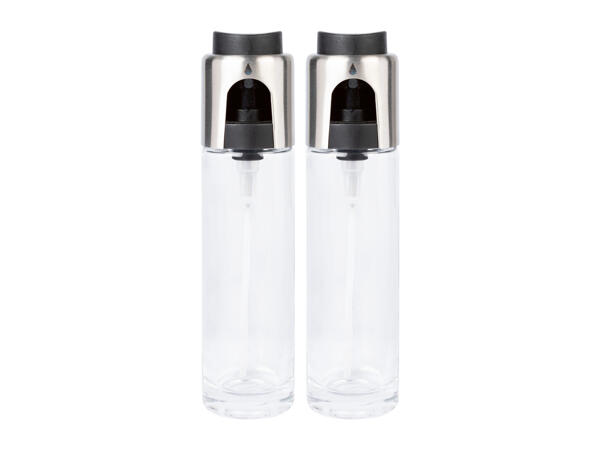 Parmesan Container, Vinegar & Oil Sprayer or Condiment Set