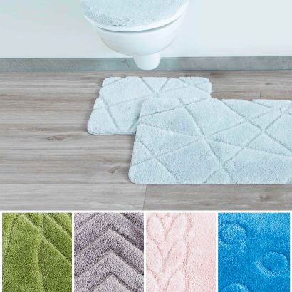Garniture de salle de bains, 3 pcs
