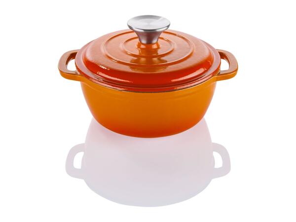 Livarno Home 1.3L Cast Iron Casserole Dish