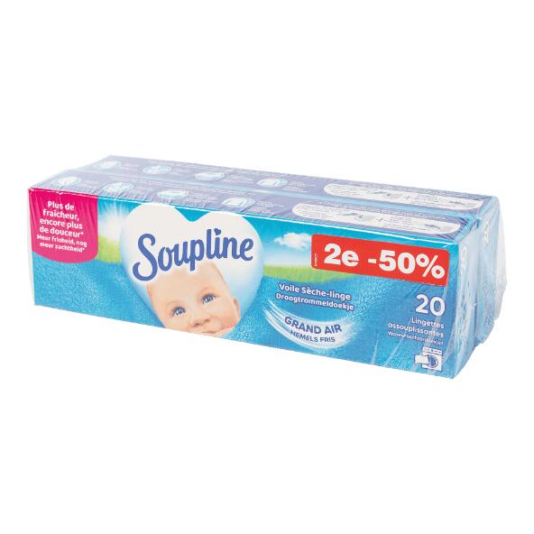 SOUPLINE(R) Trocknertücher, 2er-Packung