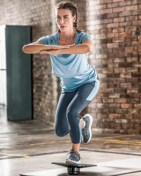 Blue Ladies Fitness-Shirt