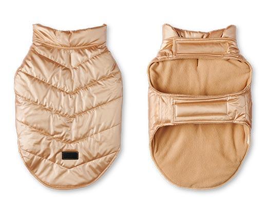 Heart to Tail Metallic Pet Puffer Jacket