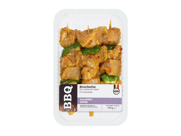 Brochettes de dinde