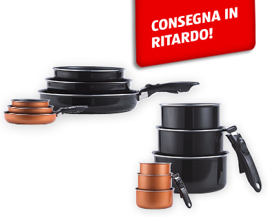 Set di padelle/pentole salvaspazio CROFTON(R)