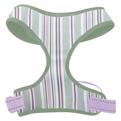 Dog Harness - Green Stripes, S