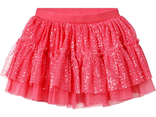 Girls' Tulle Skirt With Shorts