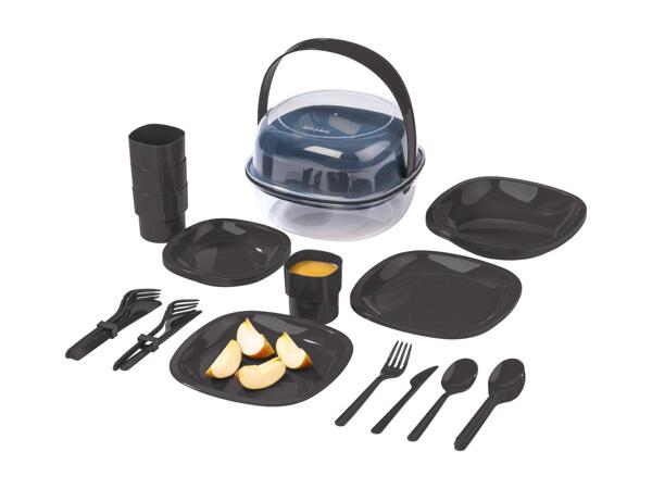 Set de vaisselle de camping, 33 pcs.