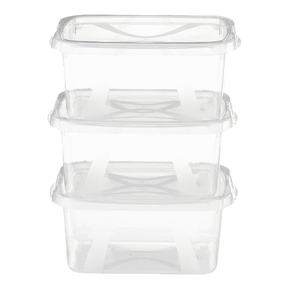 HOME CREATION(R) Boîtes transparentes, 8 pcs