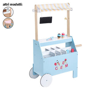 TOYLINO 
 CUCINA/OFFICINA/CAMIONCINO DEI GELATI IN LEGNO