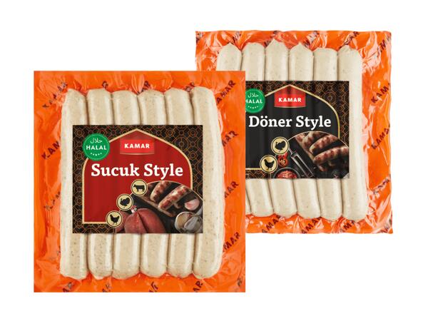 Halal Geflügel-Bratwurst