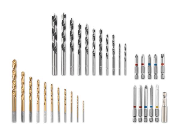 Bohrer-/Bit-Set, 11-teilig